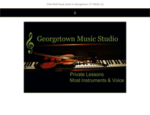 Tablet Screenshot of georgetownmusicstudio.com